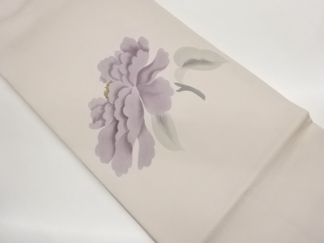 JAPANESE KIMONO / NAGOYA OBI / SHIOZE / KINSAI / PEONY